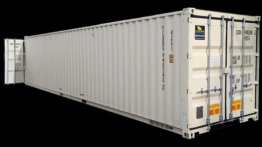 40ft shipping container with doors on both ends for sale