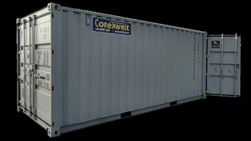 New 20ft shipping container with doors on both ends for sale