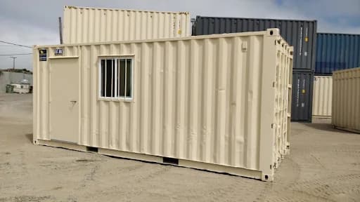 20ft Ground Level Office Container