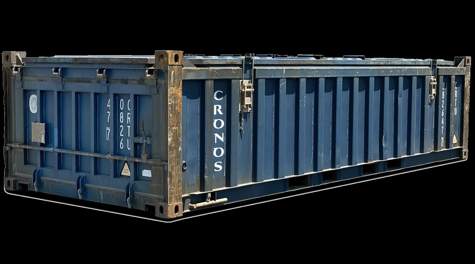 20ft Used Half Height Hard Top Shipping Container | Conexwest