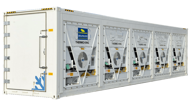 40ft Blast Freezer Container -40°F to 70°F