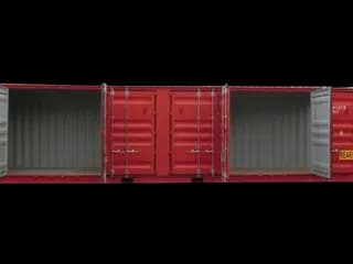 40ft New High Cube Open Side Shipping Container