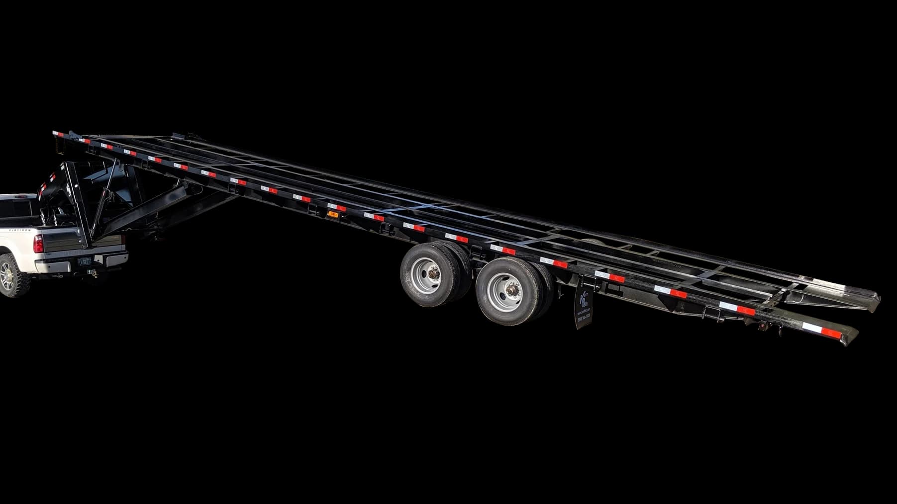 40ft Tilt Bed Shipping Container Trailer V1 Gooseneck