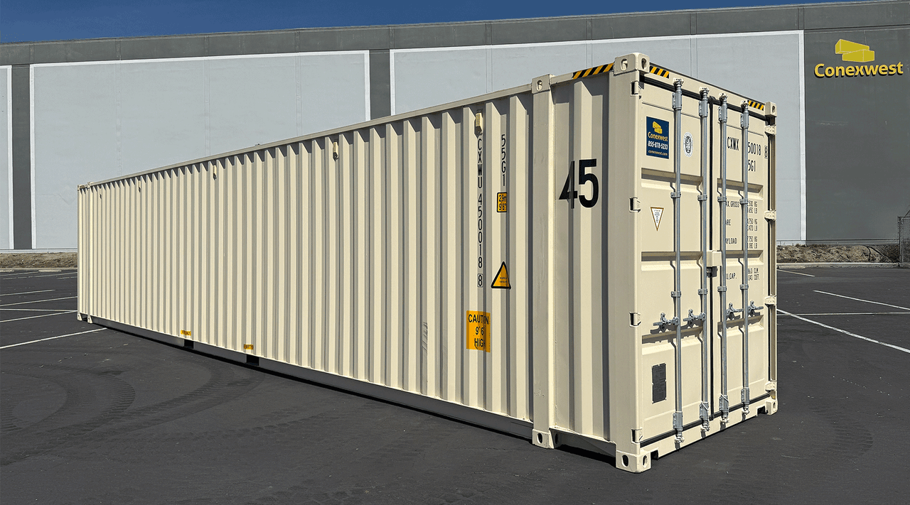 45ft high cube storage container for rent