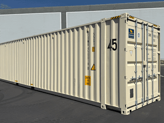 45ft high cube storage container for rent