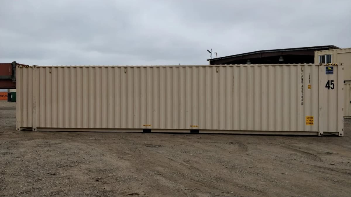 45ft New High Cube Shipping Container