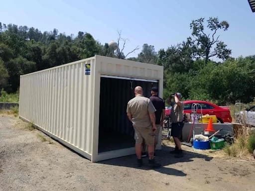 30ft Storage Container with Roll-Up Door