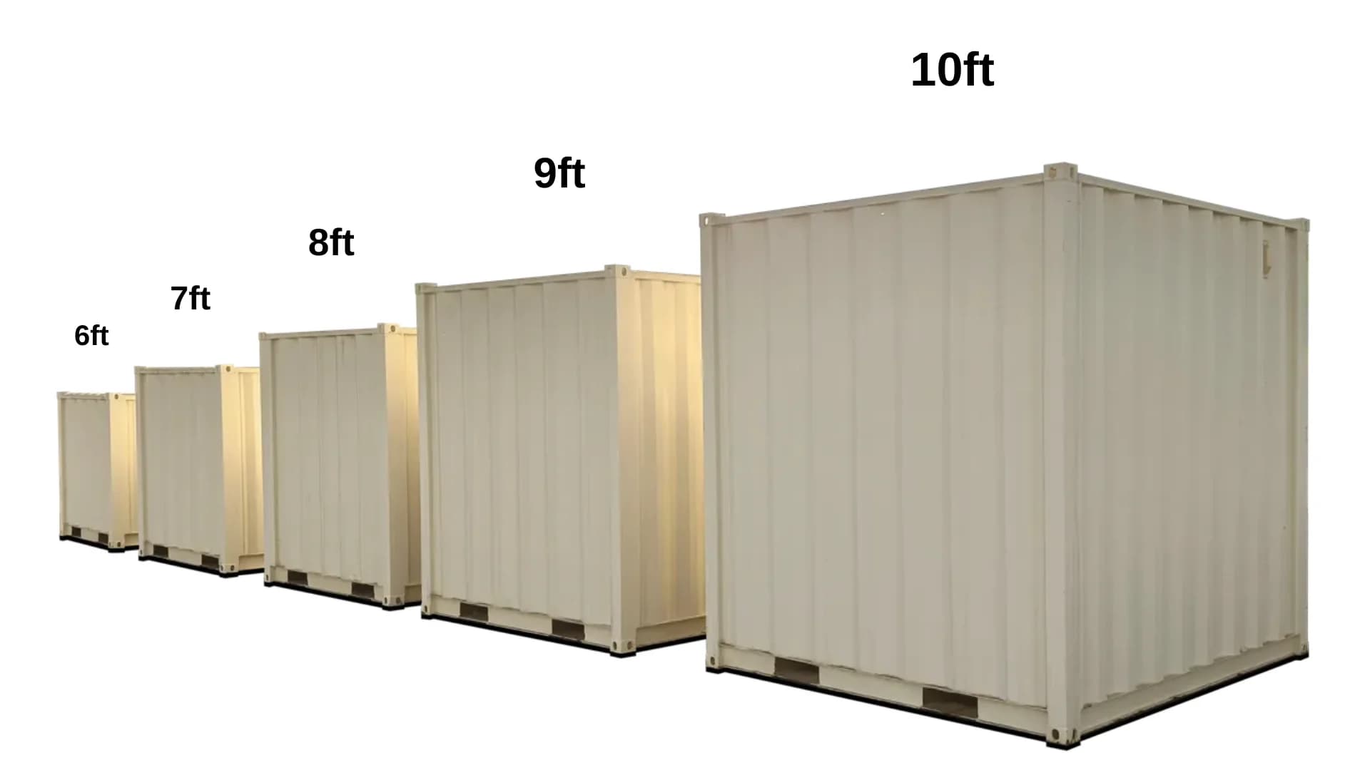 Small 6ft shipping container