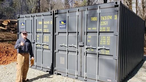 New 20ft one-trip ISO shipping container suitable for custom fabrication