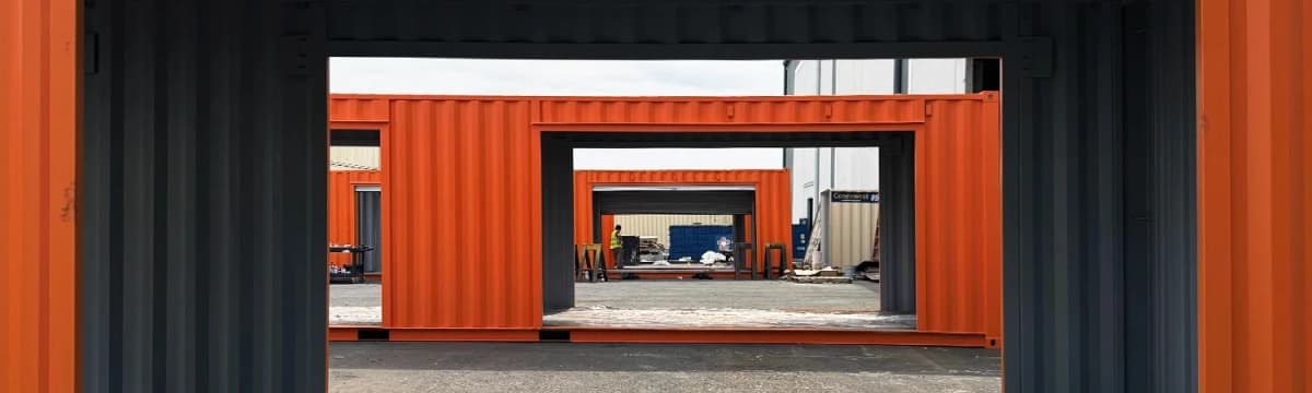 Conexwest yard and containers