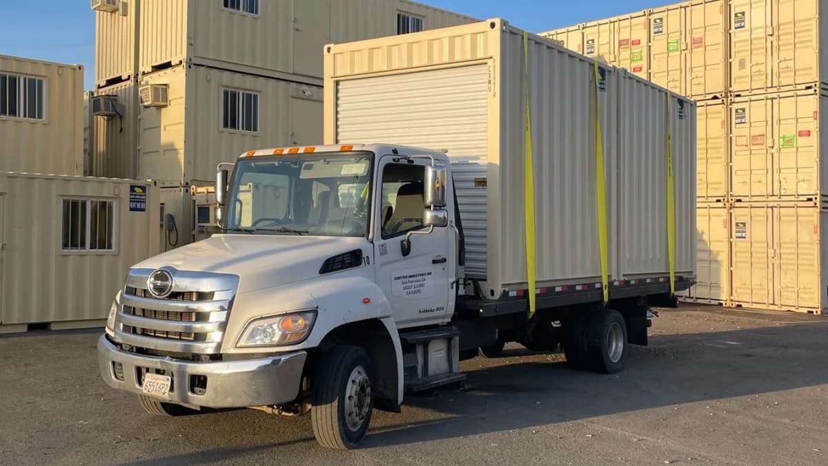 Container delivery in San Diego