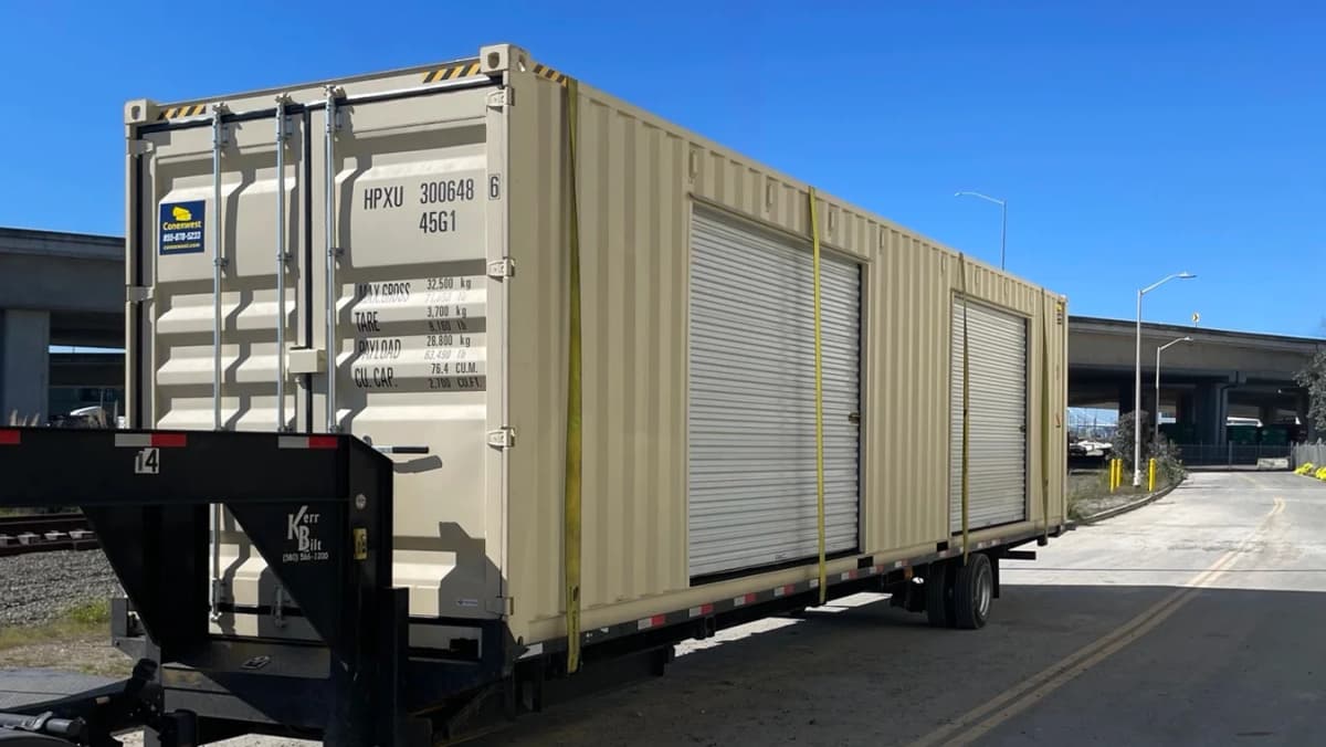 Container delivery in Salt Lake City