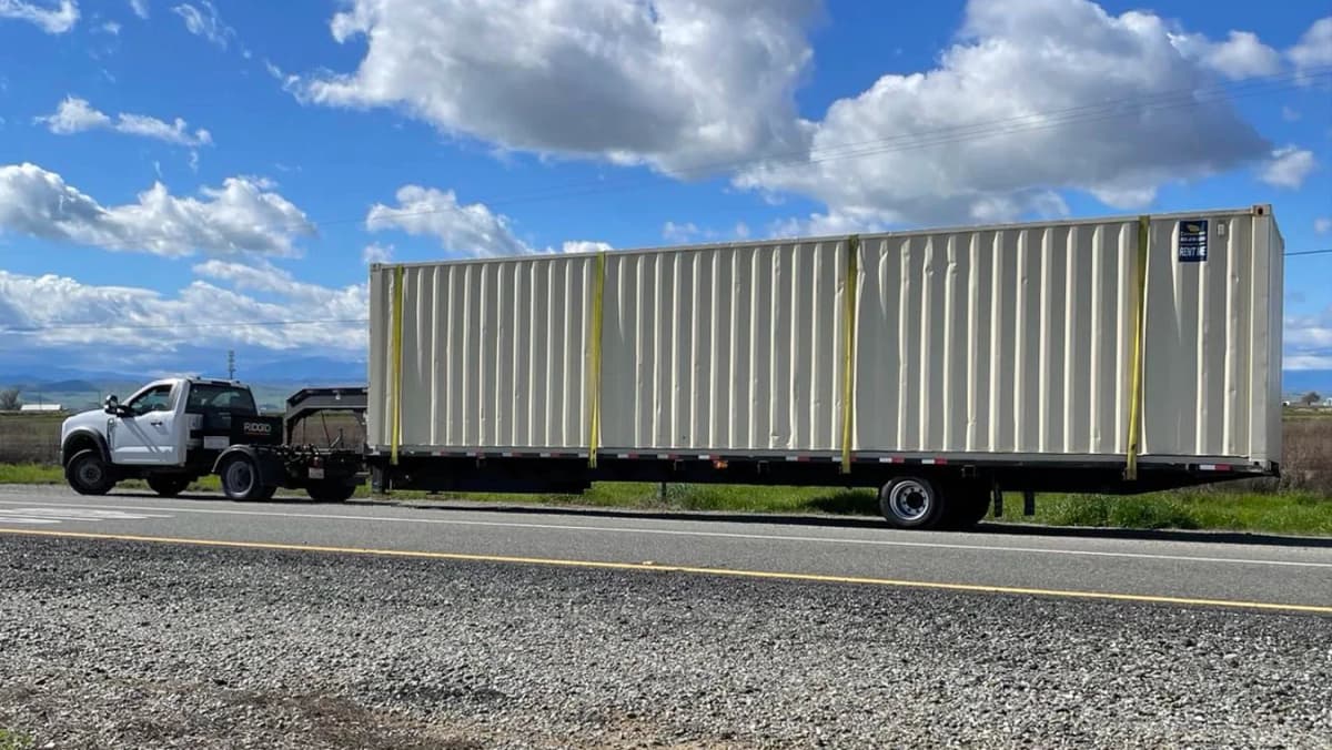 Container delivery in Boise