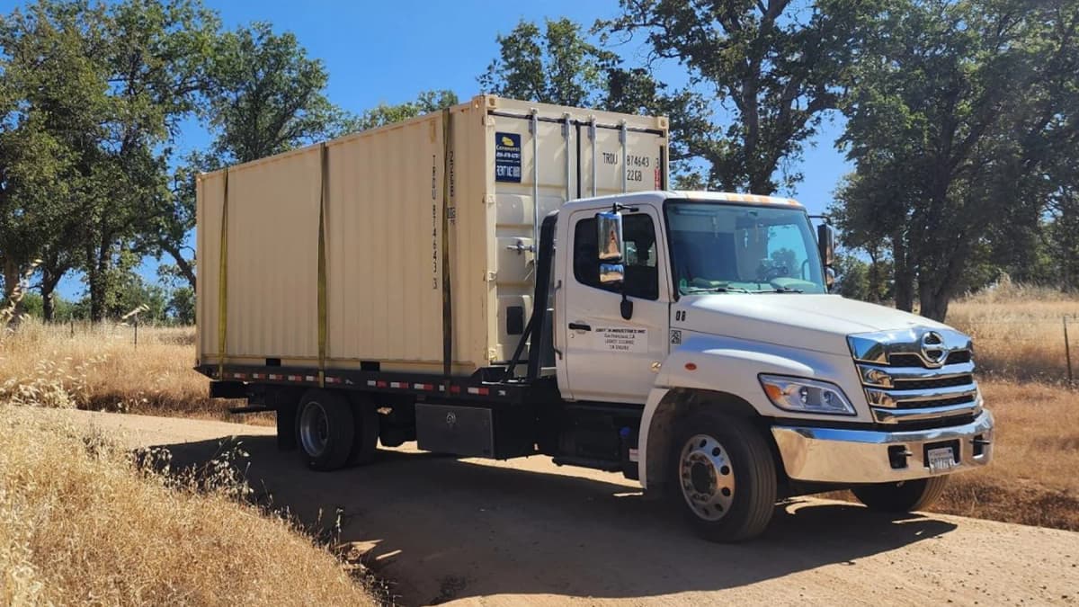 Container Delivery in West Sacramento