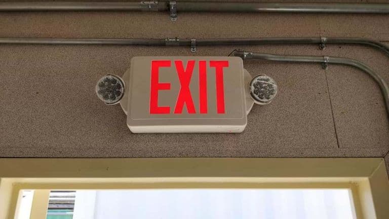 led exit sign
