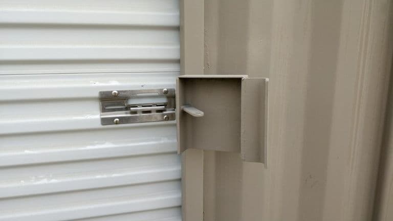 Roll-up door lockbox for storage containers for sale