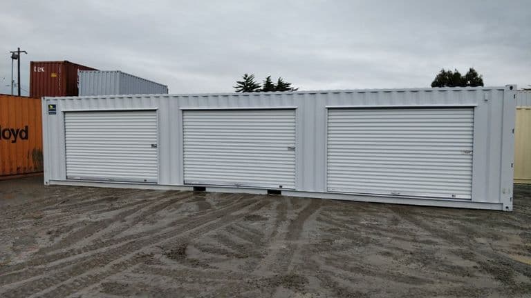 Shipping Container with Roll-Up Doors