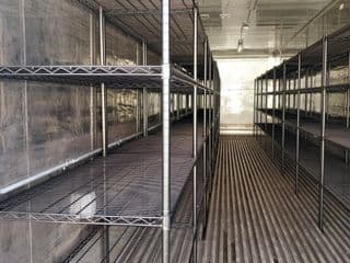 Food storage shelves