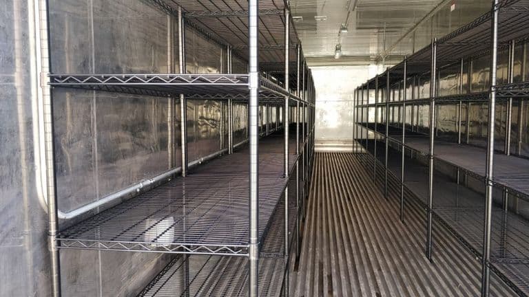 Food storage shelves