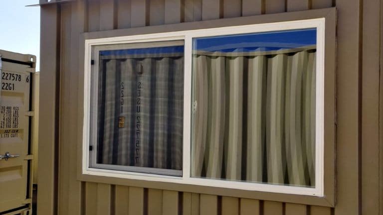 4x4 double pane sliding window