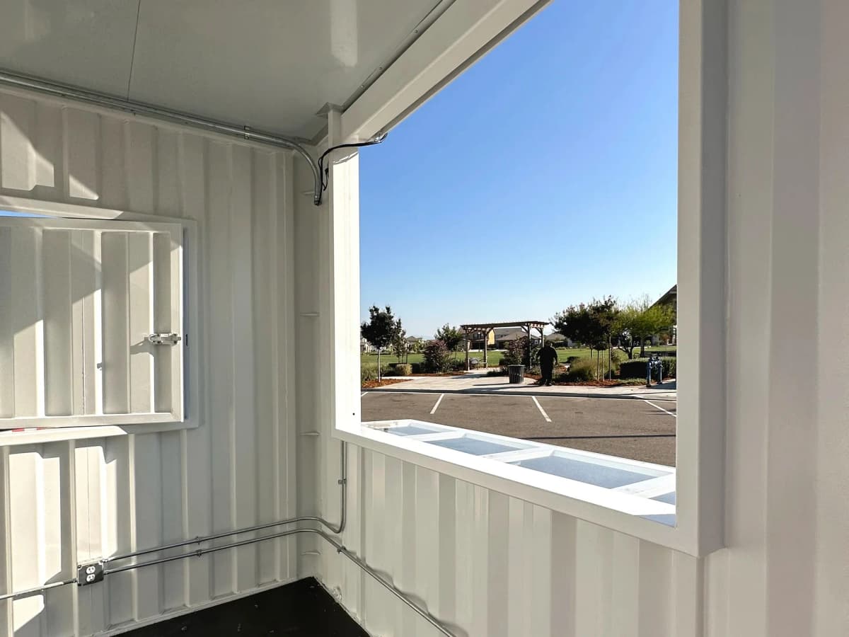 Case Study: 10ft High Cube Information And Visitor Center for the City of Lathrop