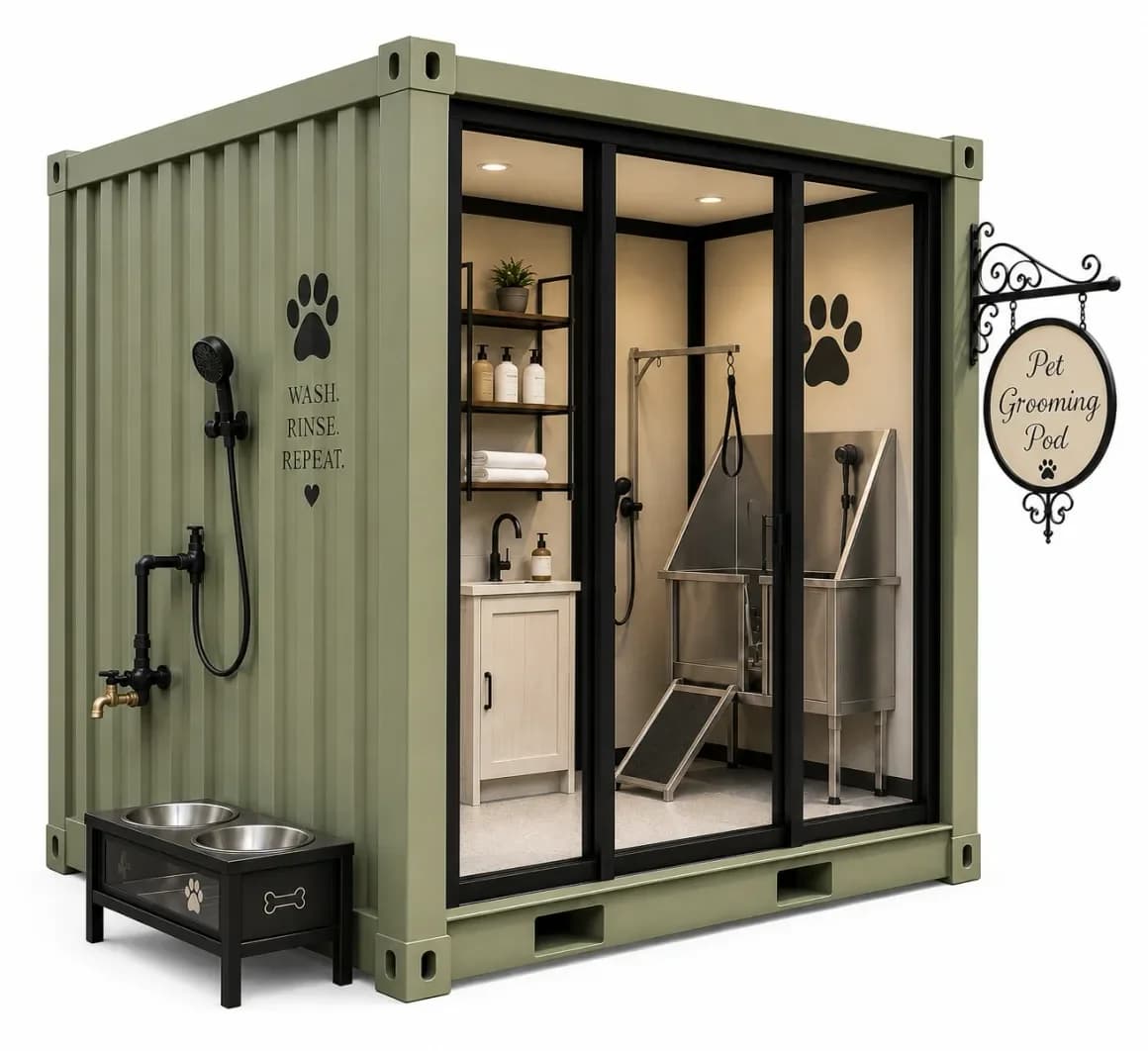 10-Foot Turnkey Mobile Container Storefront — Custom Pop-Up Retail & Service Pod