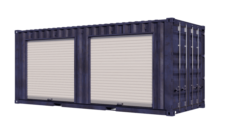 20ft Storage Container With Roll-Up Door