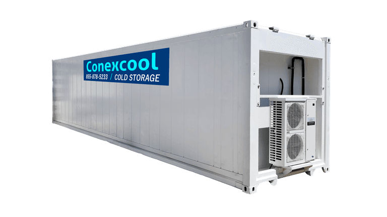 Single-Phase 40ft Temperature Controlled Storage Low Temp