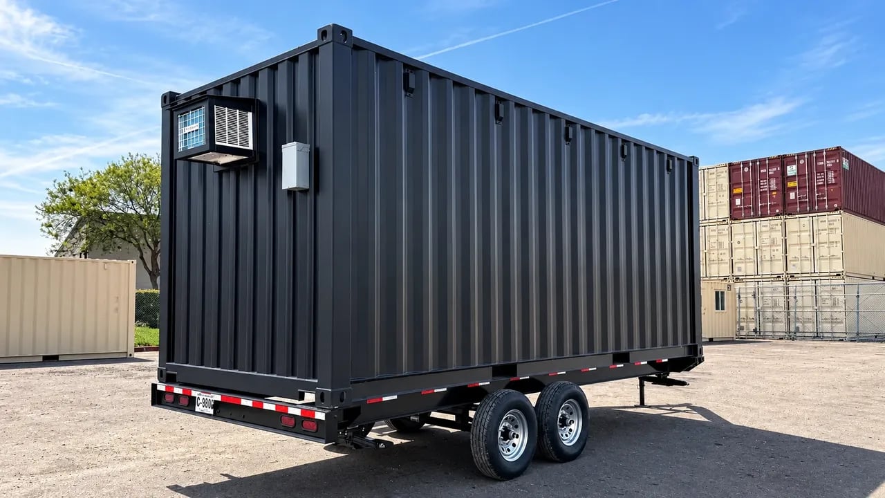 20ft Black Office container