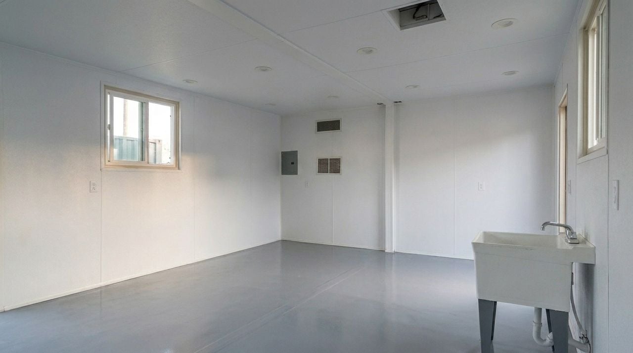 20ft conjoined container light interior