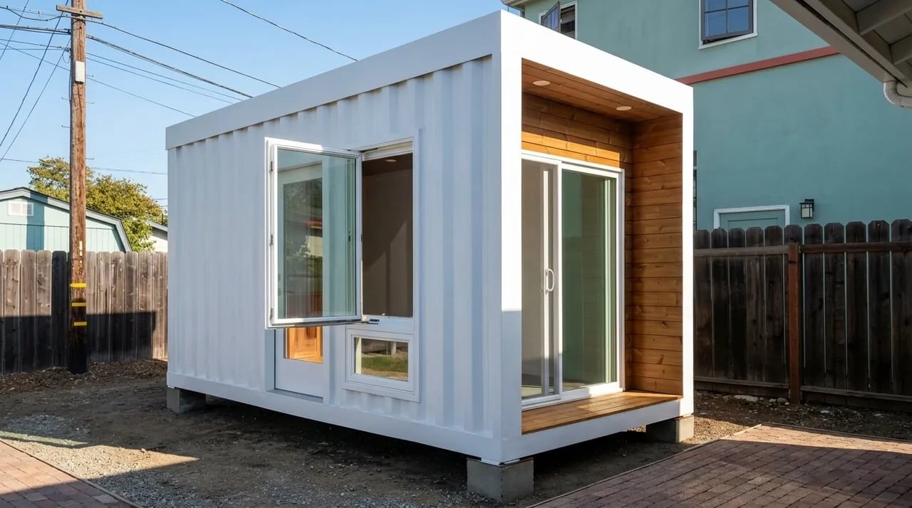 20ft modular house outside