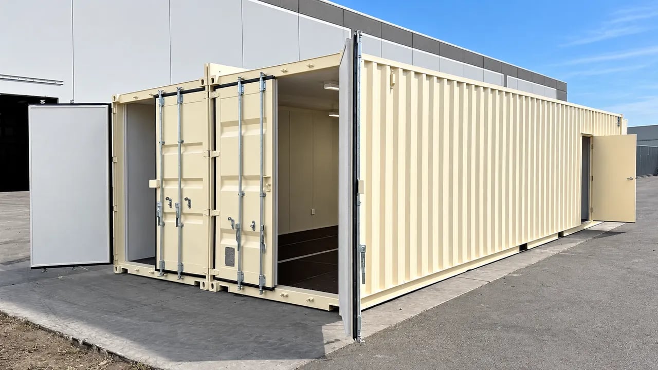 40ft conjoined shipping containers