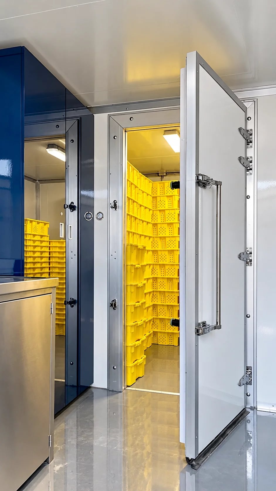 Container interior with room inside