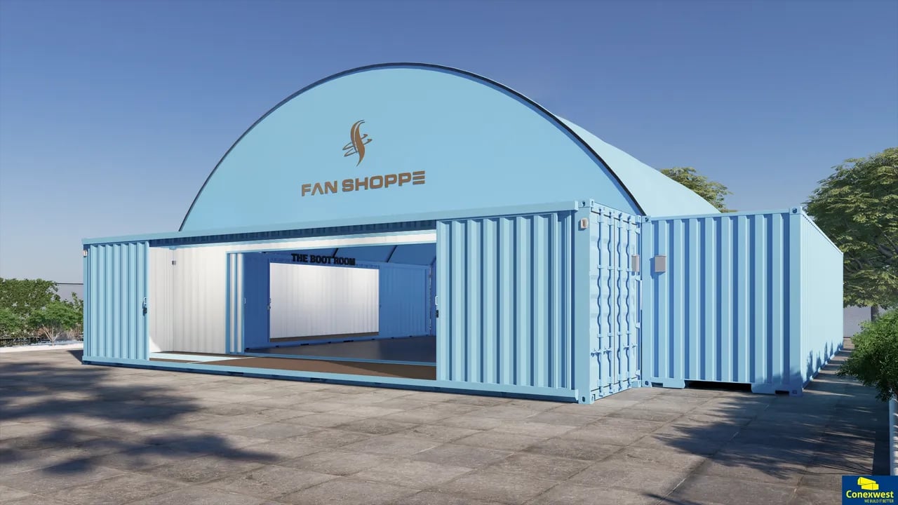 Containers shop render