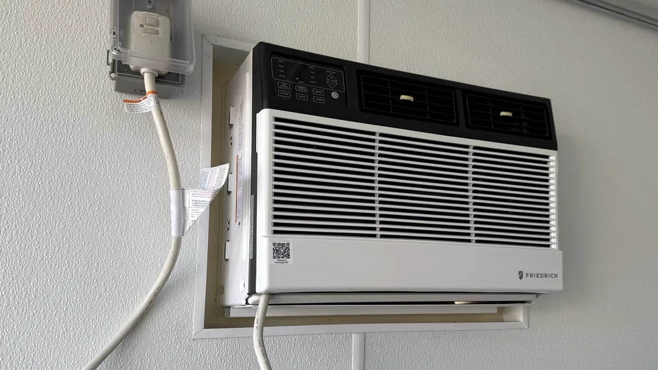 HVAC close up view