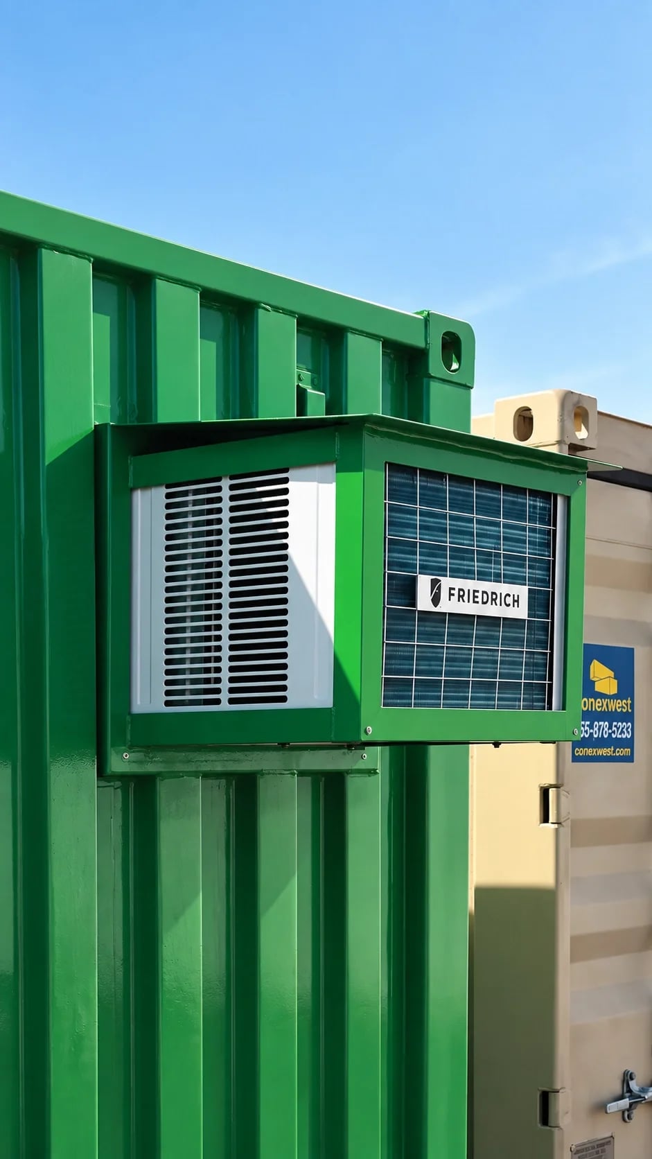 HVAC on container