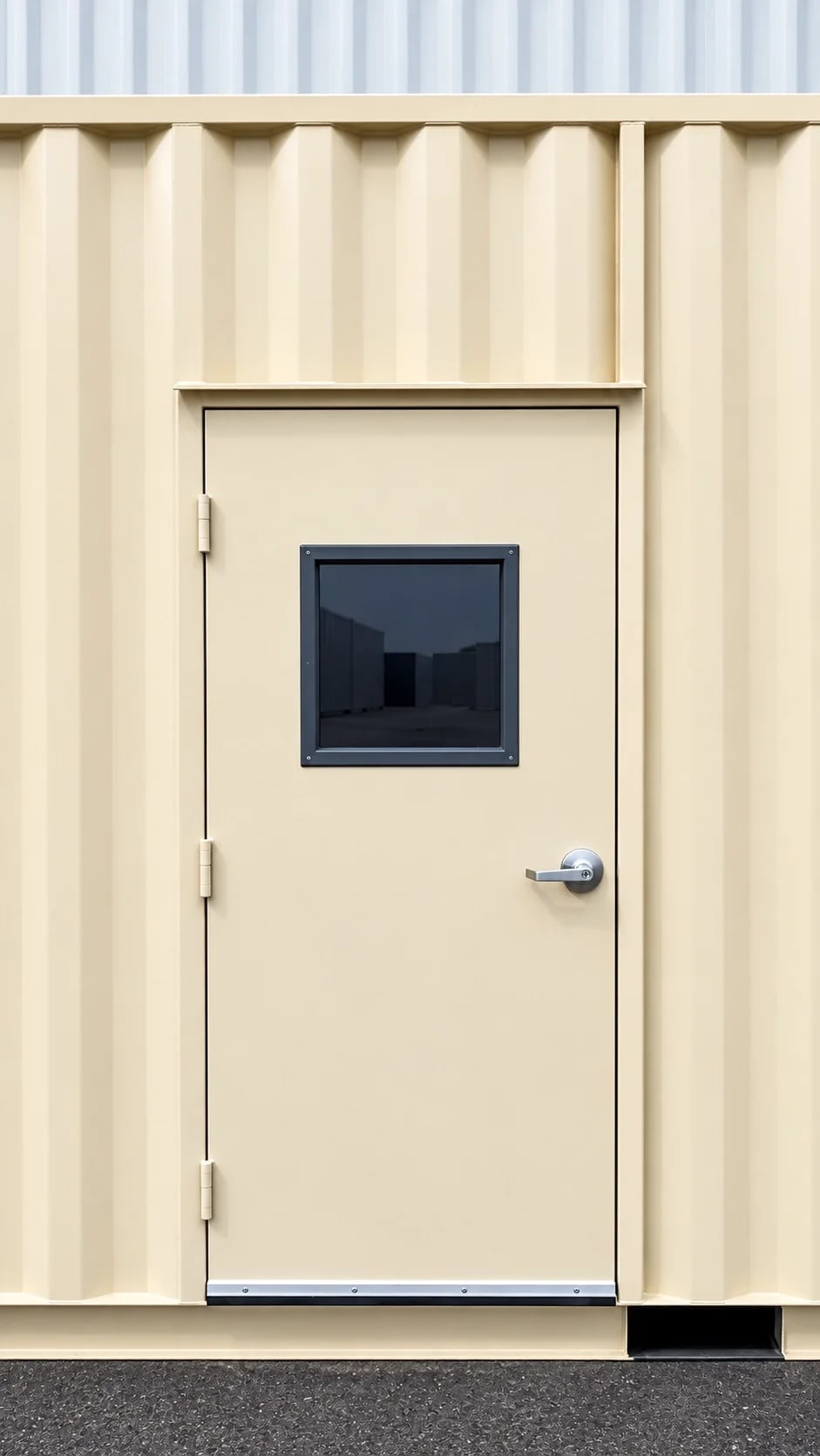 Man door in container