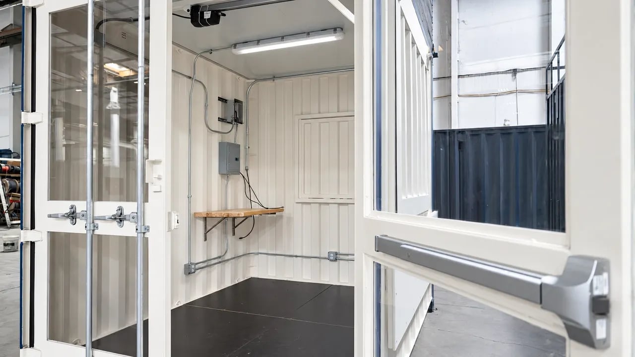 Modified 10ft shipping container