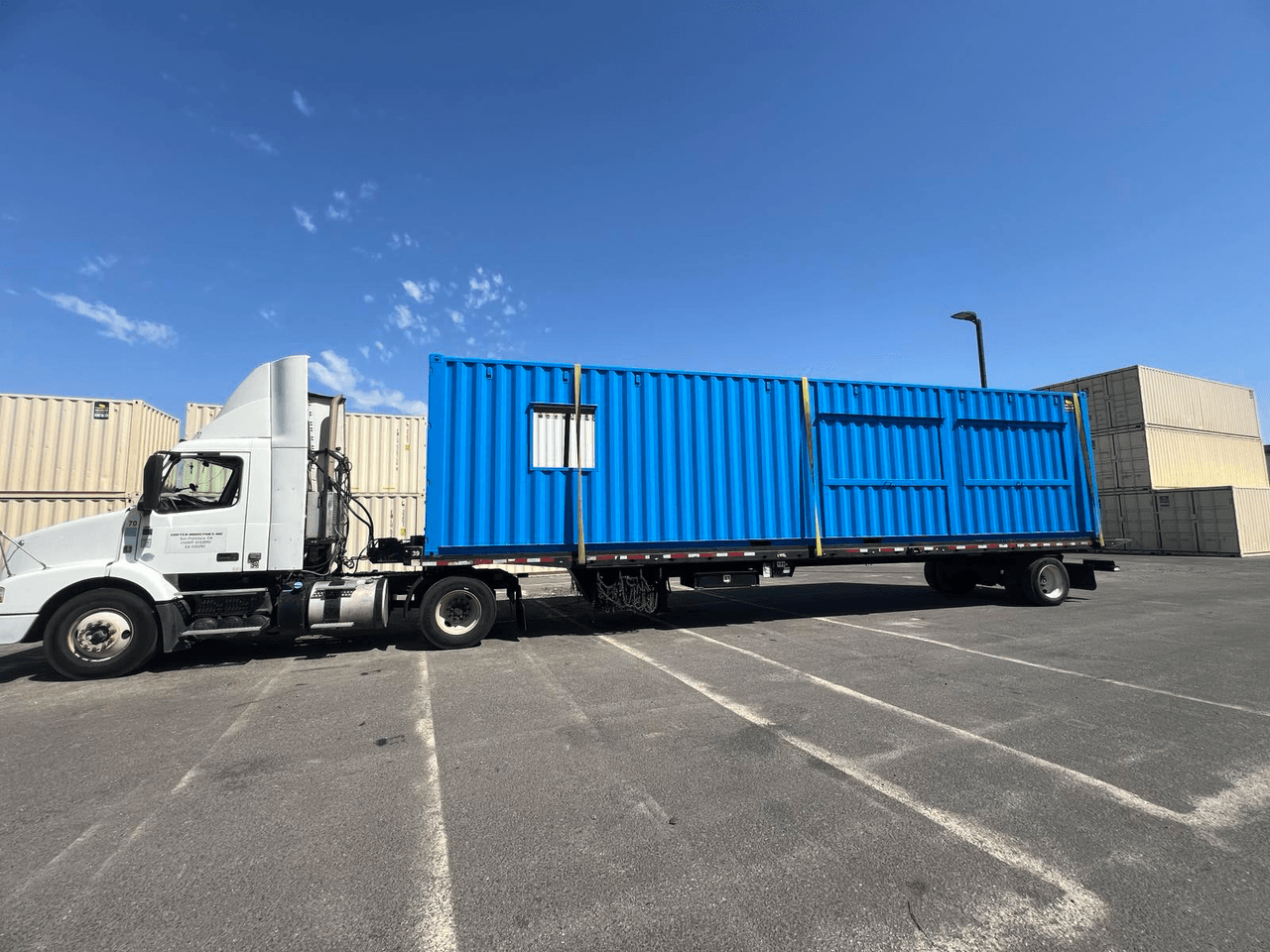 shipping container delivery