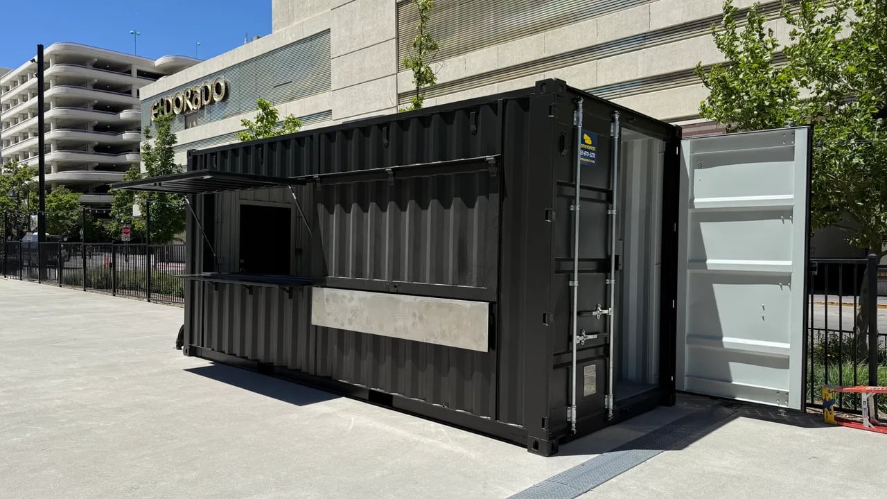 Bar container black