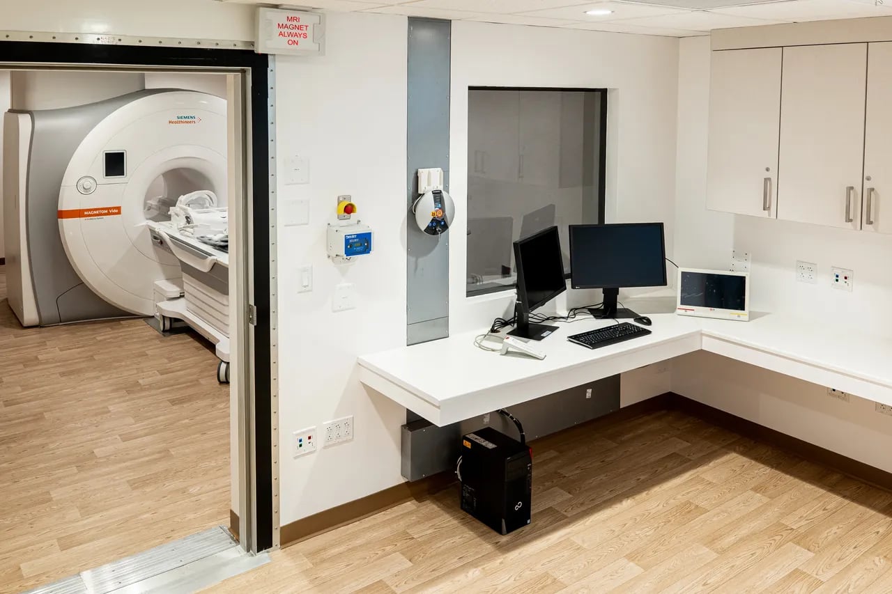 MRI lab inside