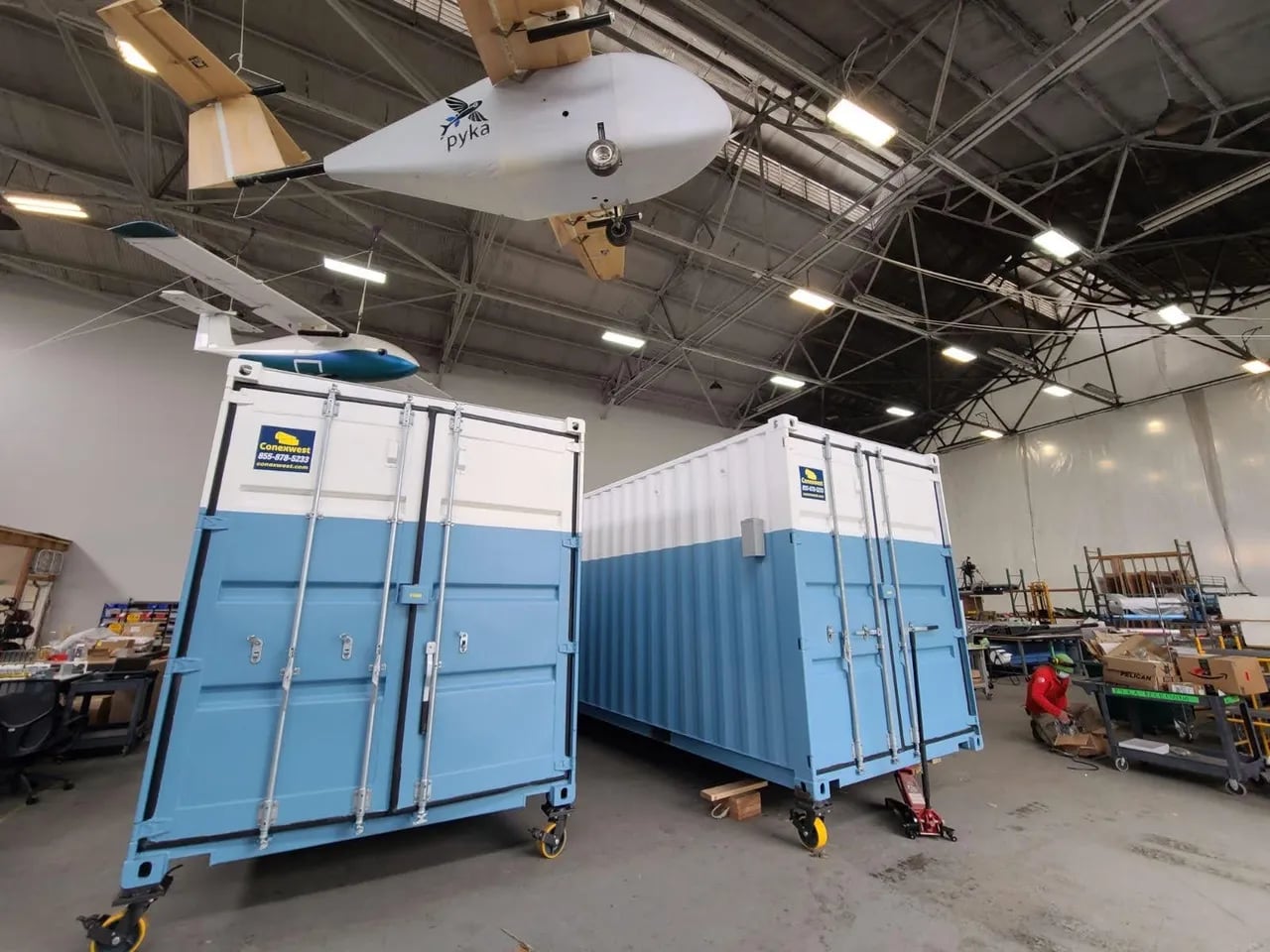 Painted containers