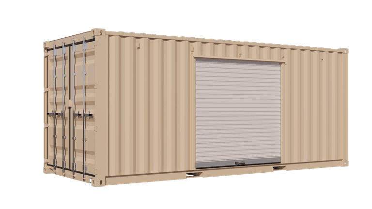 20ft Storage Container With Roll-Up Door