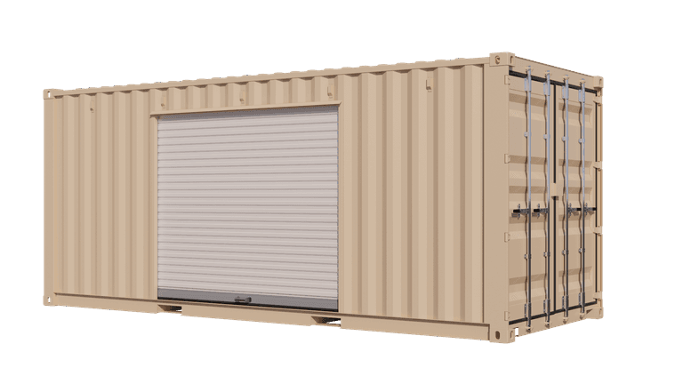 20ft Storage Container With Roll-Up Door