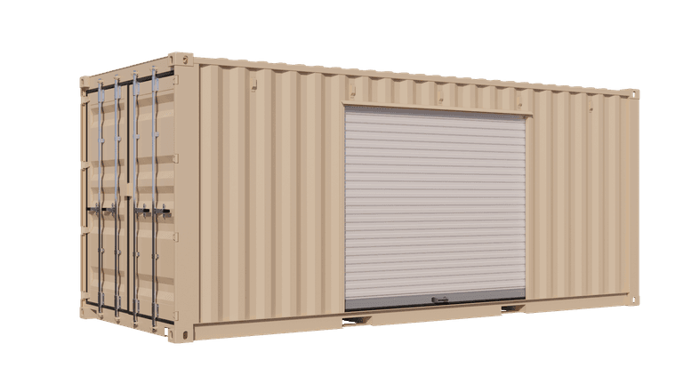 20ft Storage Container With Roll-Up Door
