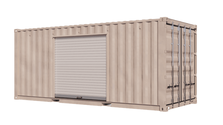 20ft Storage Container With Roll-Up Door
