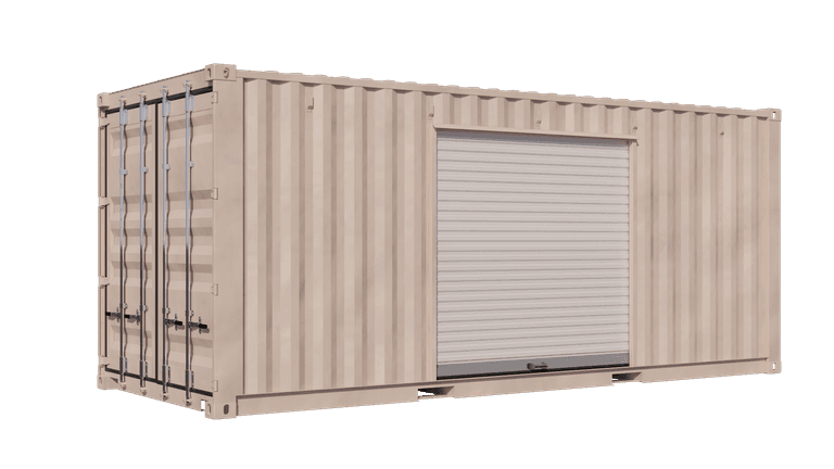 20ft Storage Container With Roll-Up Door