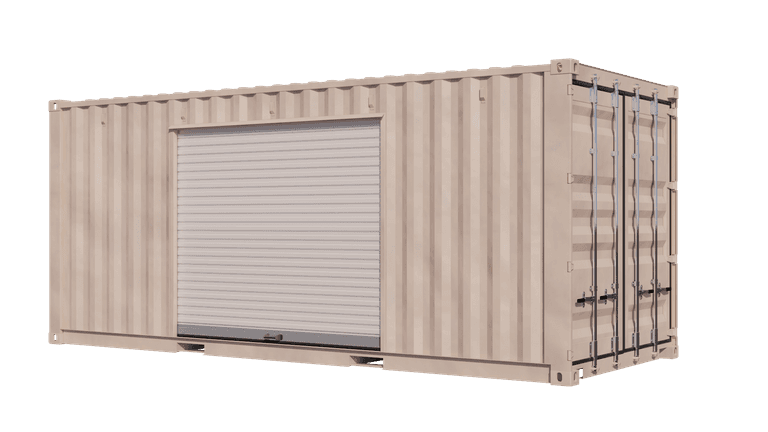20ft Storage Container With Roll-Up Door