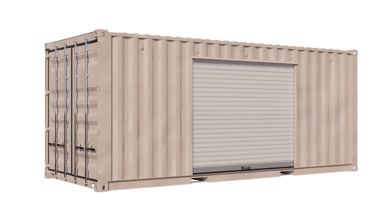 20ft Storage Container With Roll-Up Door