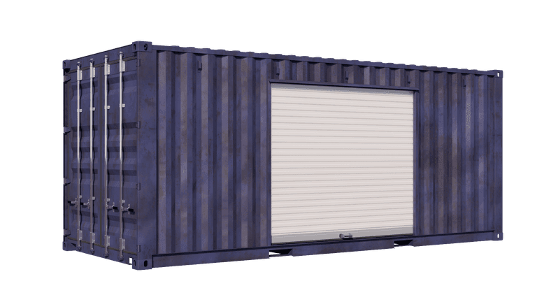20ft Storage Container With Roll-Up Door